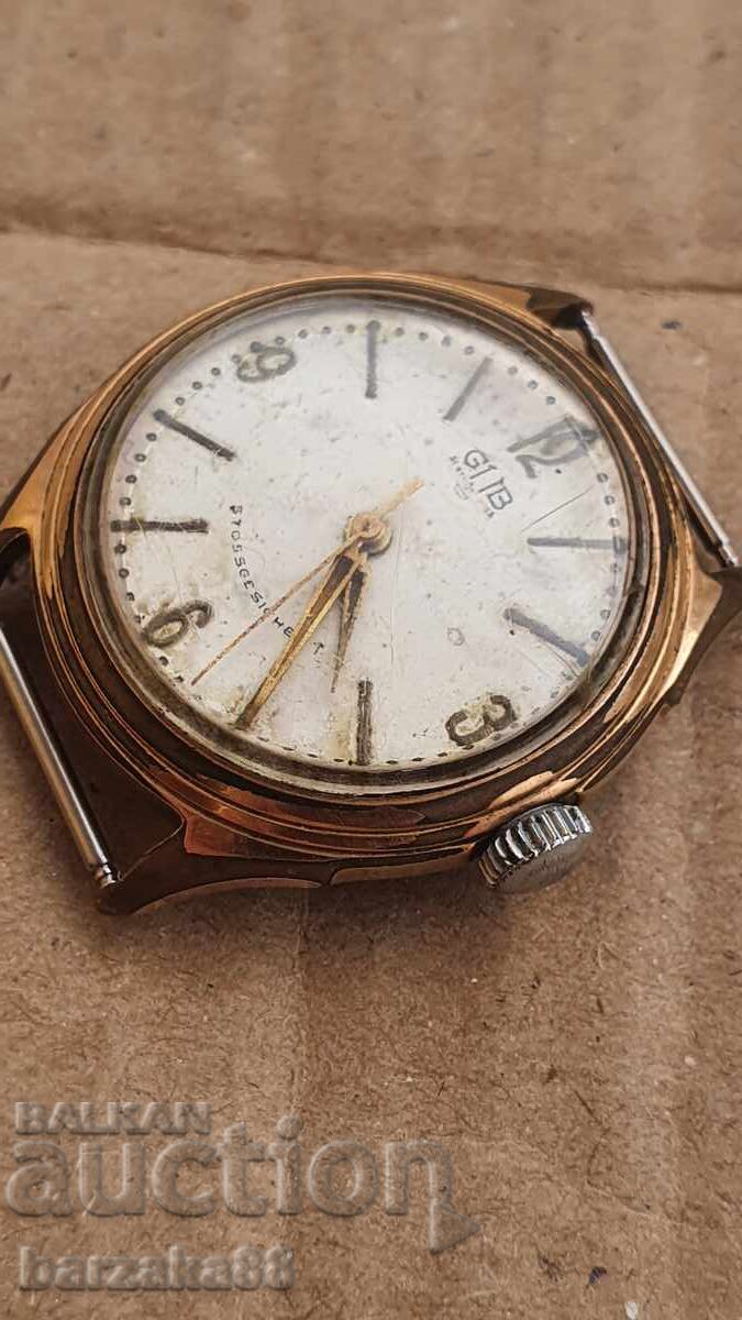 Ceas bărbătesc placat cu aur Gub - 7 Ceas bărbătesc placat cu aur Gub - 7