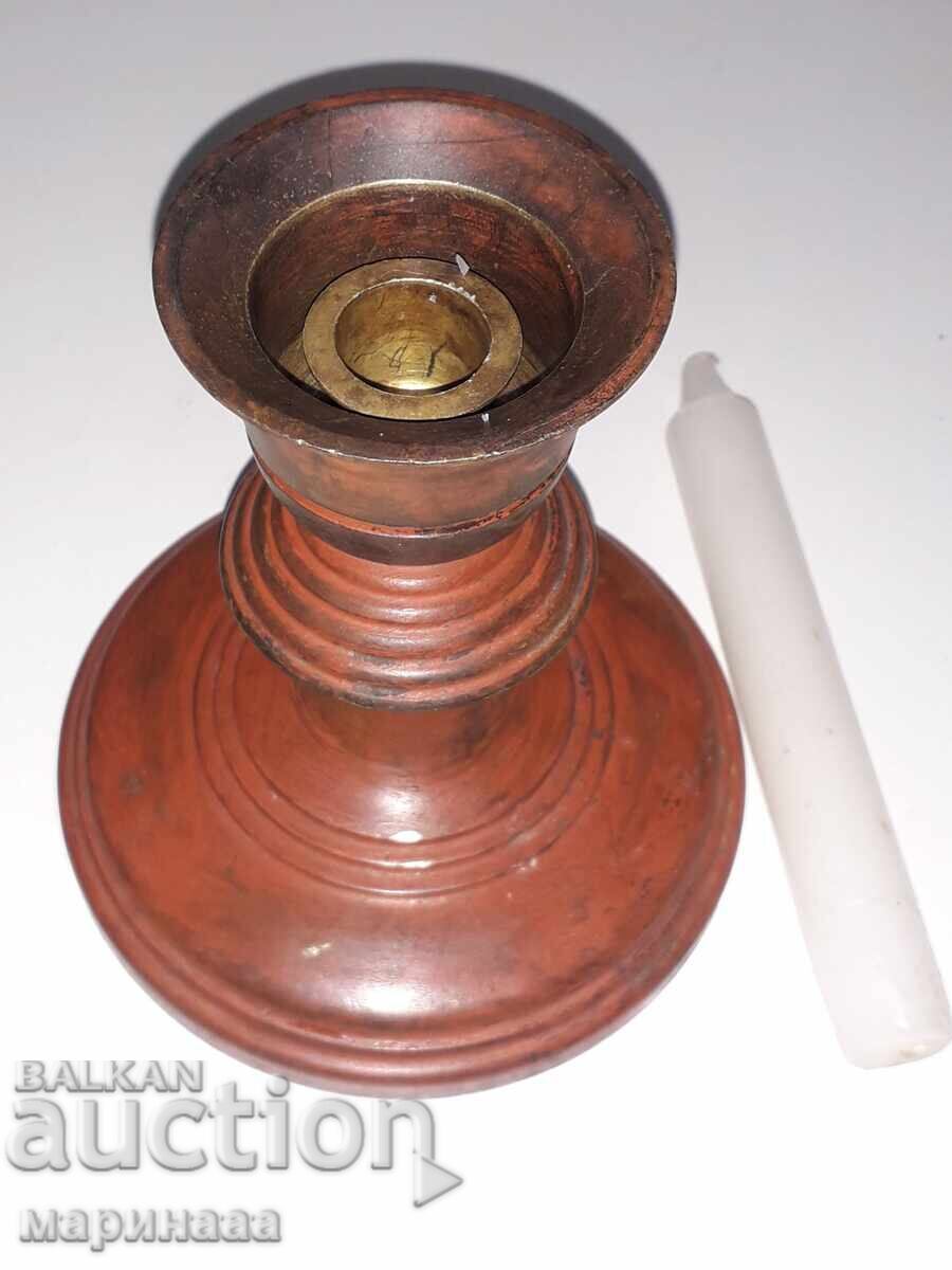 Candelabru MASIV. ALAMĂ. 863 GR - 6 Candelabru MASIV. ALAMĂ. 863 GR - 6