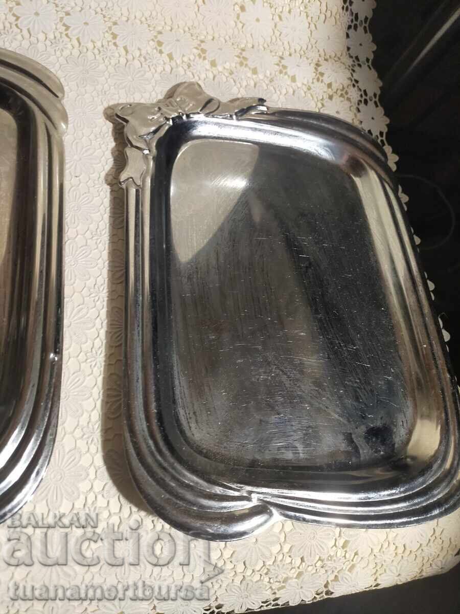 two metal mini trays - 5