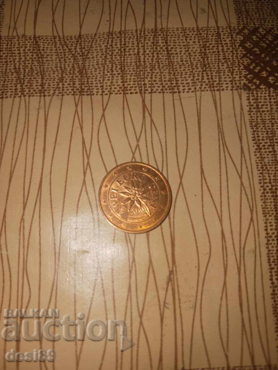 Licitație 2 euro cenți Austria 2010