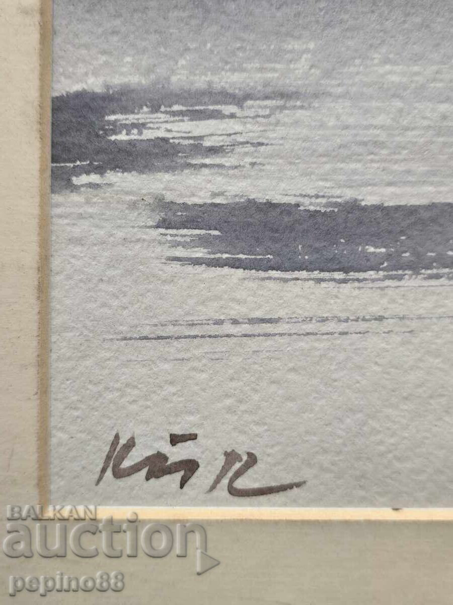 B.Z.C. Kiril Bojkov acuarelă de maestru - 5