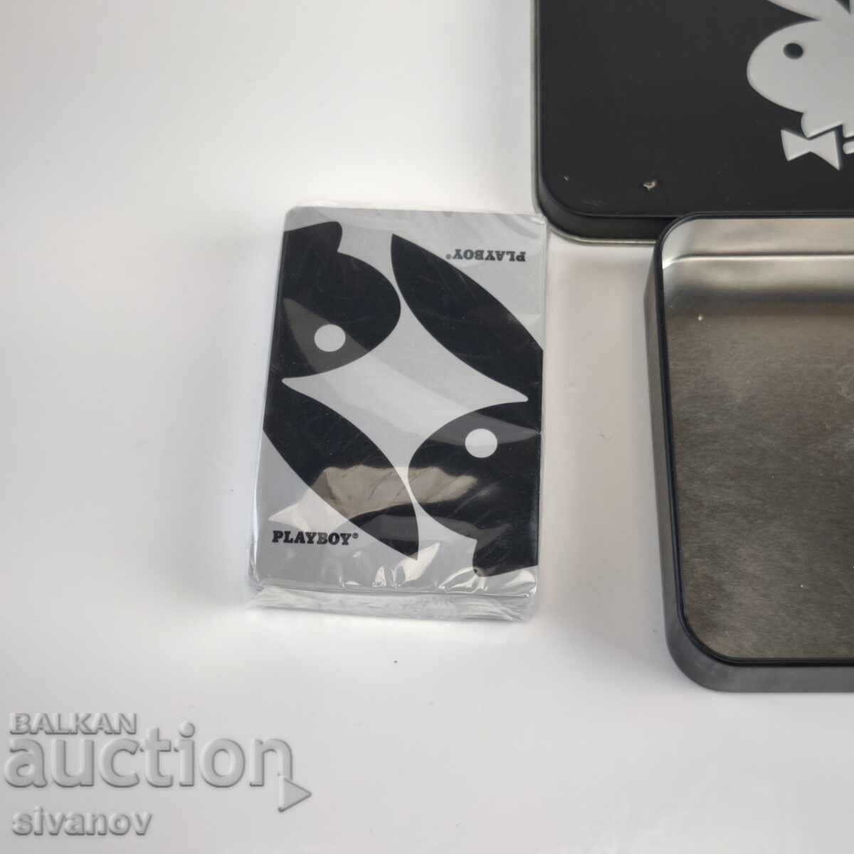 Cărți de joc Playboy Black Bunny Logo 2 pachete#6349 cu preț € 9.99 | 19.54 BGN