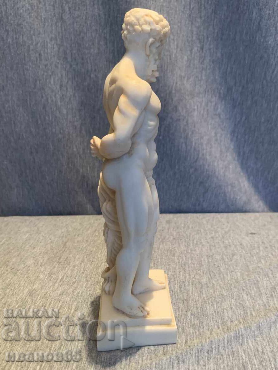 Statuetka από αλάβαστρο Αρχαιοελληνικός ήρωας Ηρακλής και Νέος - 6