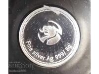 Silver pendant Mother of God