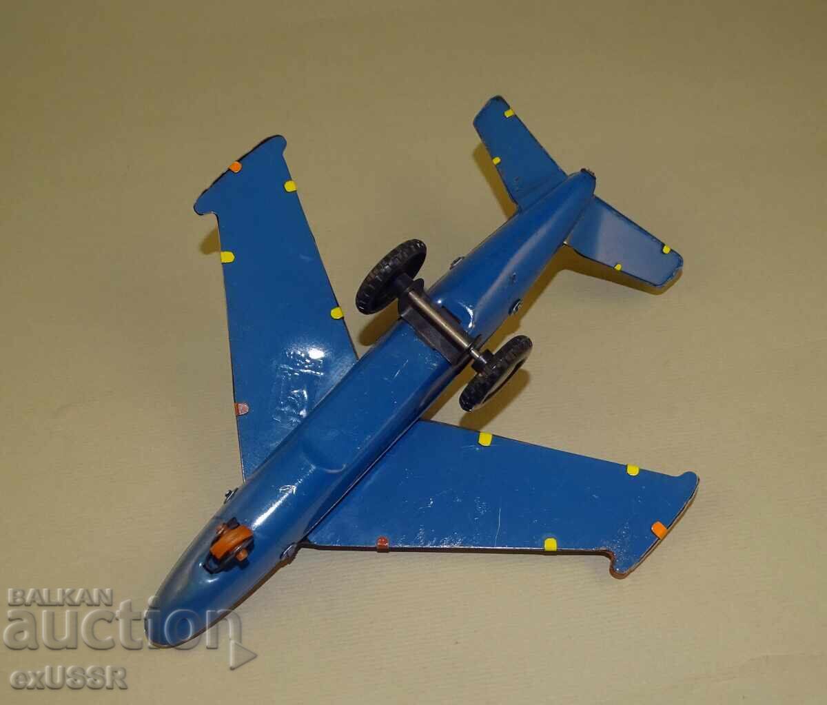 Руска Ламаринена играчка самолет - 6