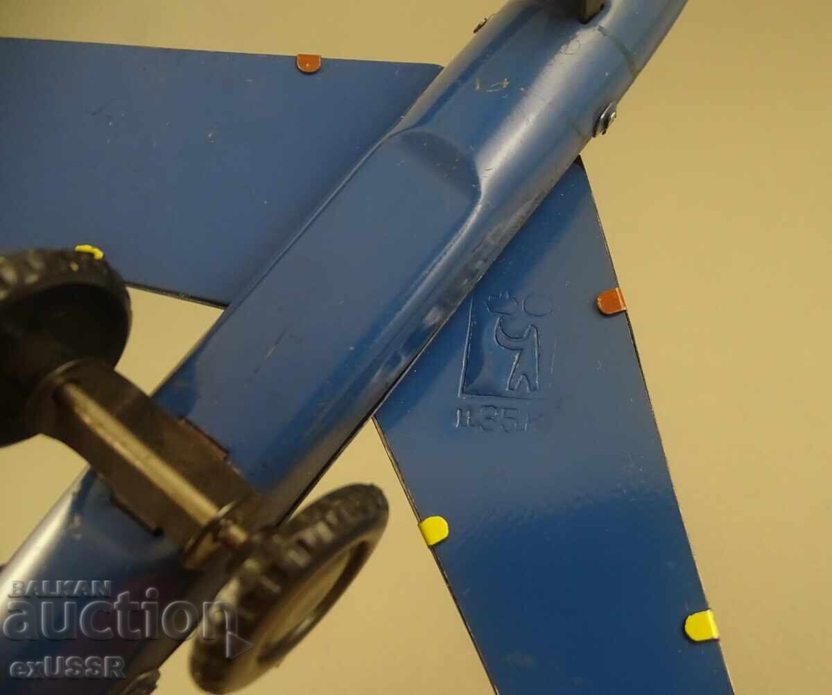 Руска Ламаринена играчка самолет - 7