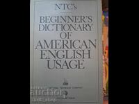 BEGINNERS DISTIONARI OF AMERICAN ENGLISH USAGE