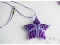 Colier handmade cu pandantiv stea