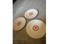 3 броя чинийки цска