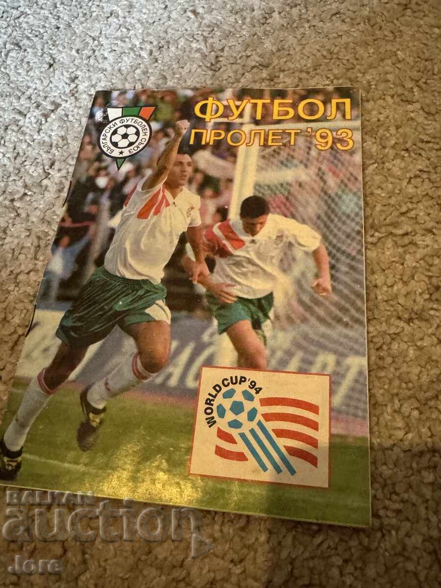 Program de fotbal primăvara 1993