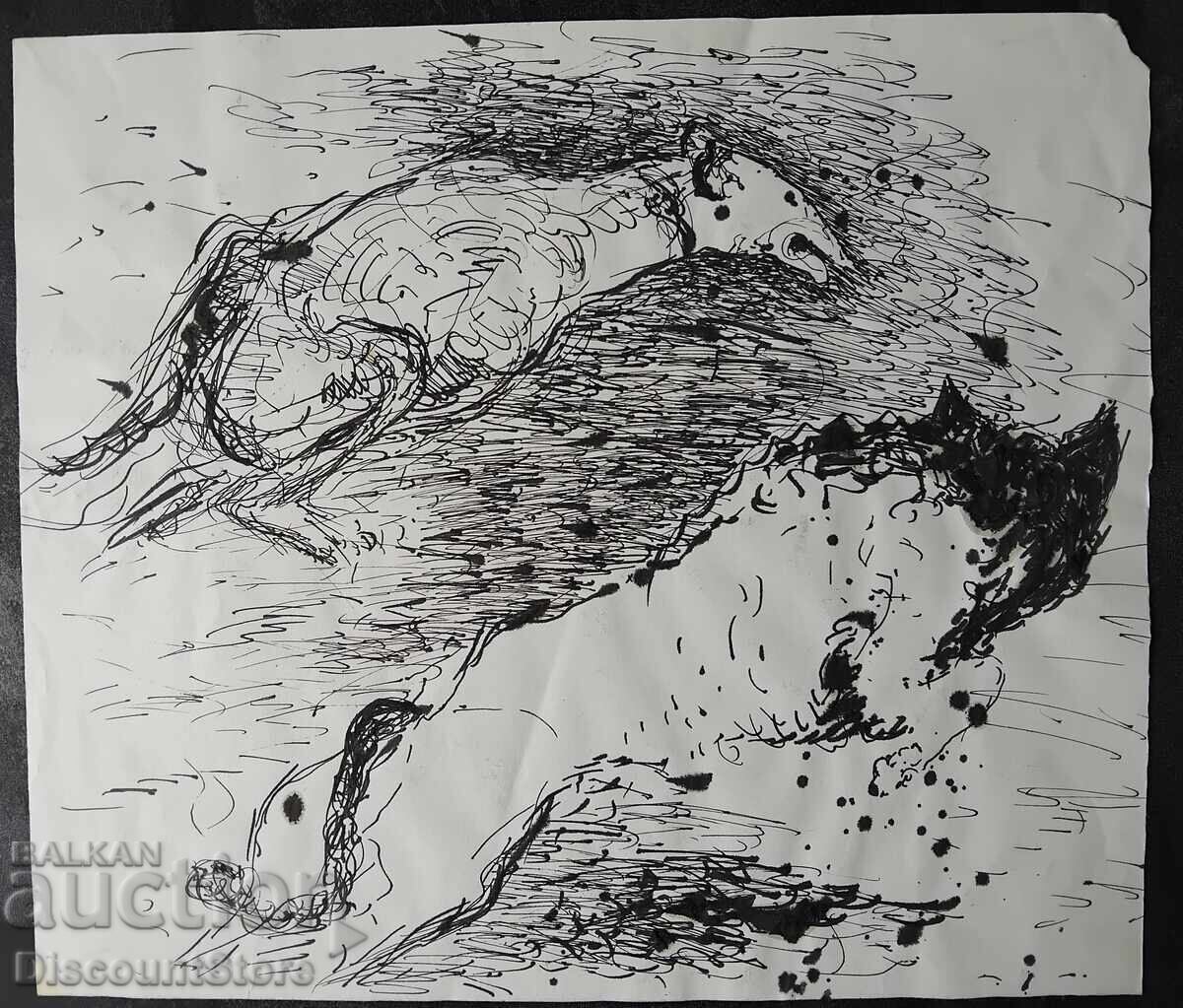 Desen cu tuș/pană, Anton Terziev