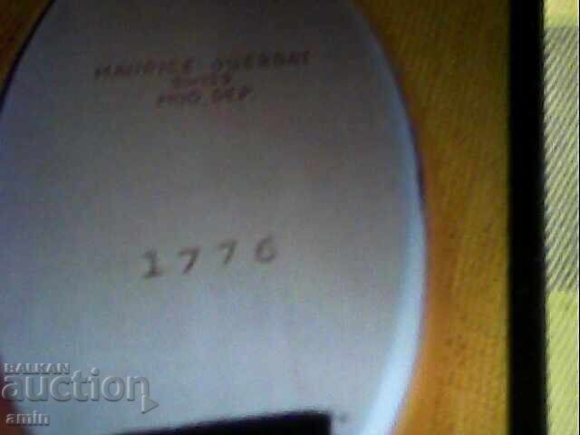 Παράδοση Ελβετικό επιχρυσωμένο γυναικείο ρολόι MOURIC GURDAT 1970