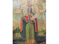 Παλιά βουλγαρική εικόνα - Αγία Παρασκευή (23,50-28 εκ.)