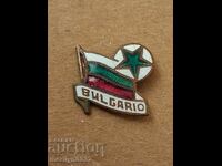 Emblema Esperanto cu medalie emailată insignă