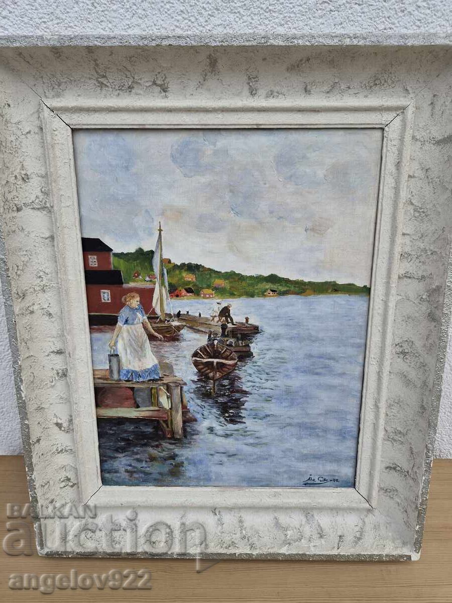 Licitație Pictura in ulei originala pe panza!!!