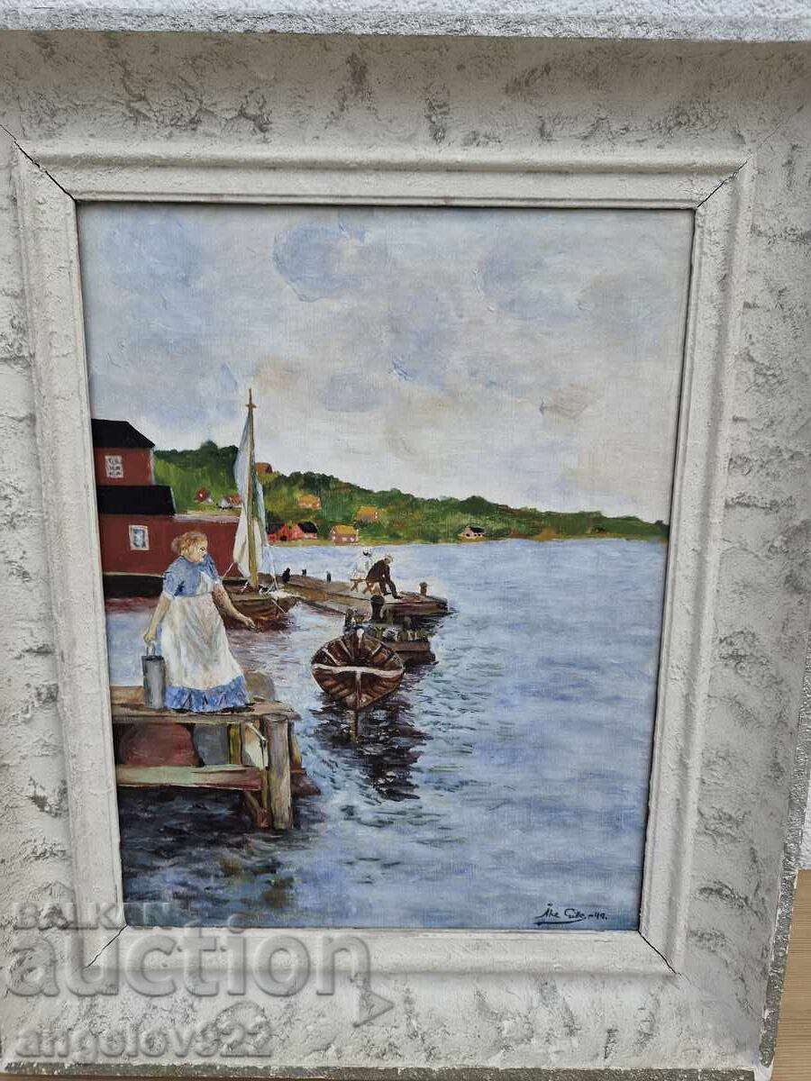 Livrarea Pictura in ulei originala pe panza!!!