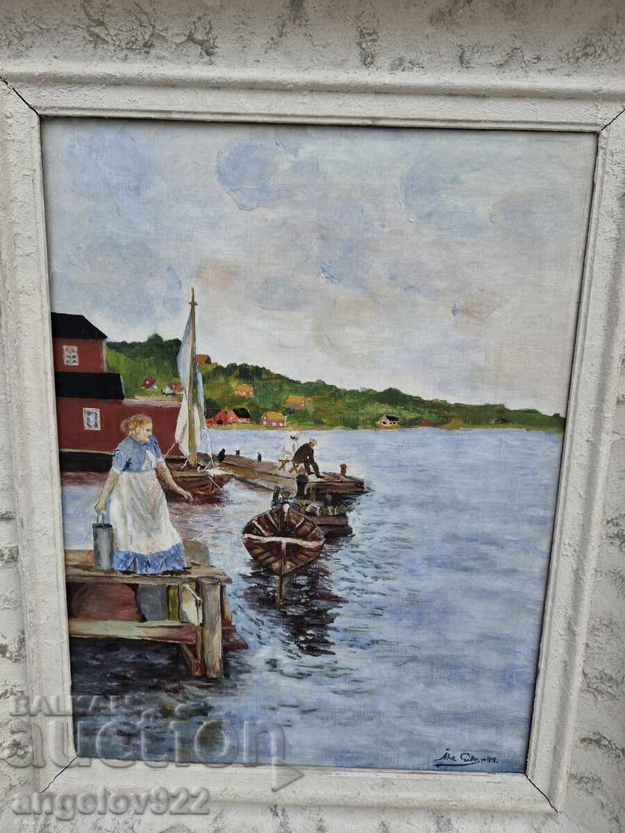 Pictura in ulei originala pe panza!!! - 5