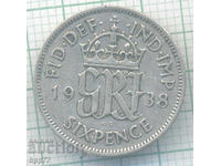 Monedă argint argint Marea Britanie 23