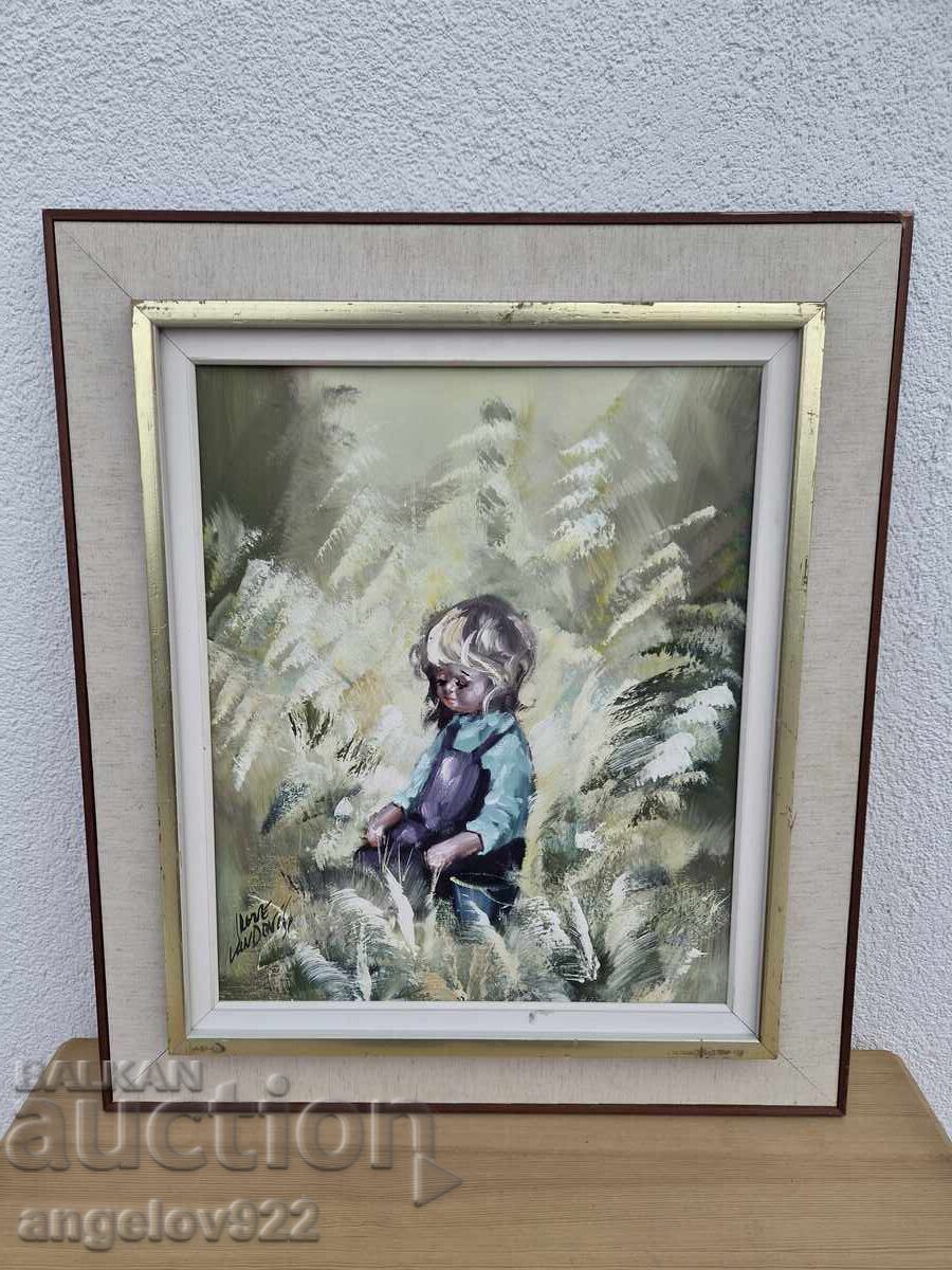 Αυθεντικός ελαιογραφικός πίνακας της Irene Lundqvist με τιμή € 0.01 | 0.02 BGN