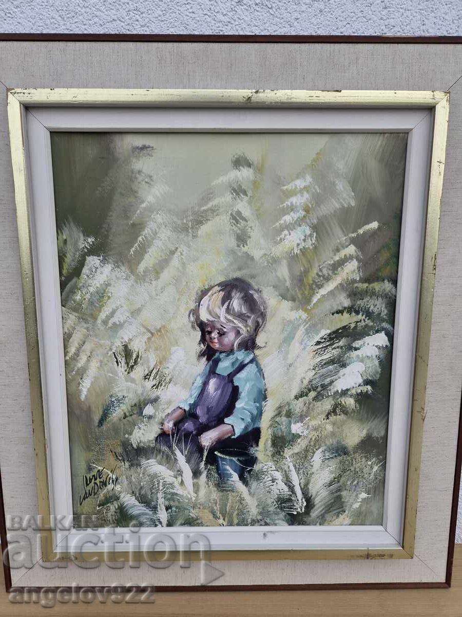 Παράδοση Αυθεντικός ελαιογραφικός πίνακας της Irene Lundqvist