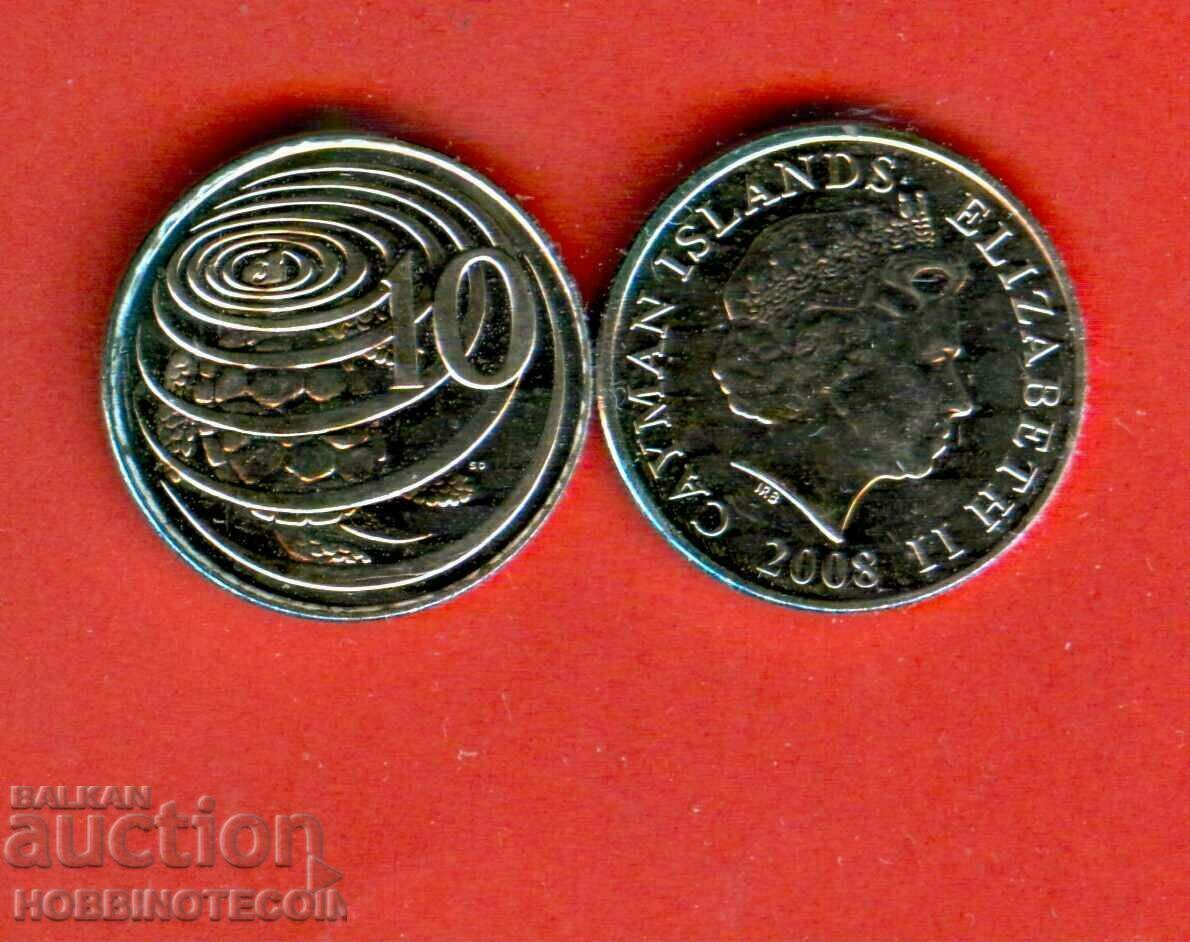 INSULELE CAYMAN 10 Cent Numărul 2008 NOU UNC