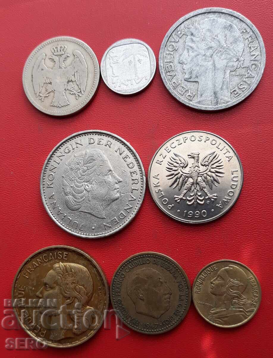 Смесен лот от 8 монети с цена € 0.51 | 1.00 лв. Смесен лот от 8 монети с цена € 0.51 | 1.00 лв.