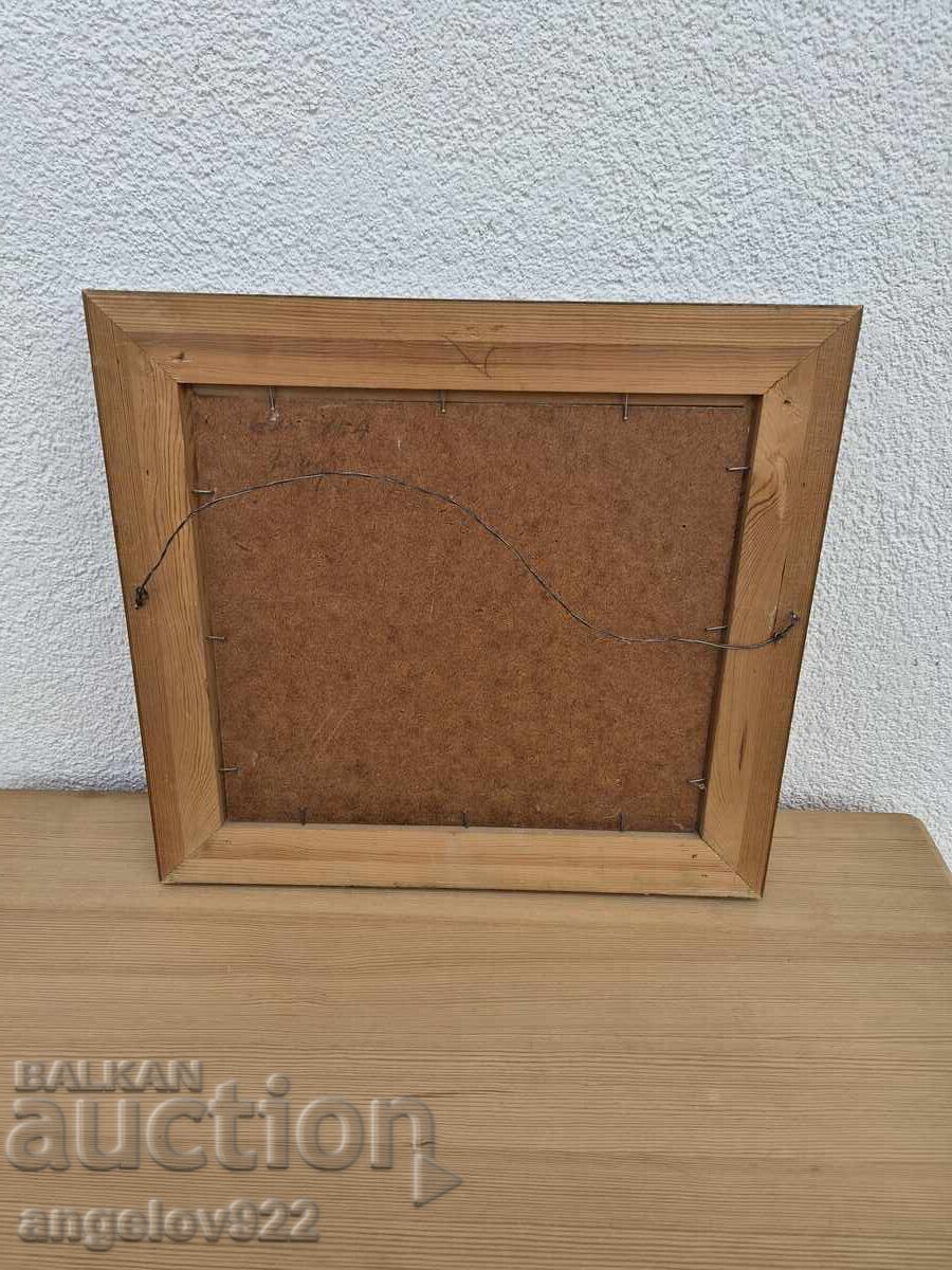 Авторска картина с маслени бои върху фазер!!! - 7