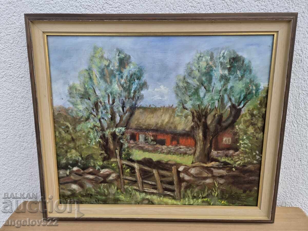 Доставка на Авторска картина с маслени бои върху фазер!!! Доставка на Авторска картина с маслени бои върху фазер!!!