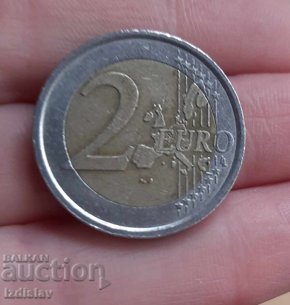 2 euro din 2005, Italia cu Dante Alighieri cu preț € 30.00 | 58.67 BGN