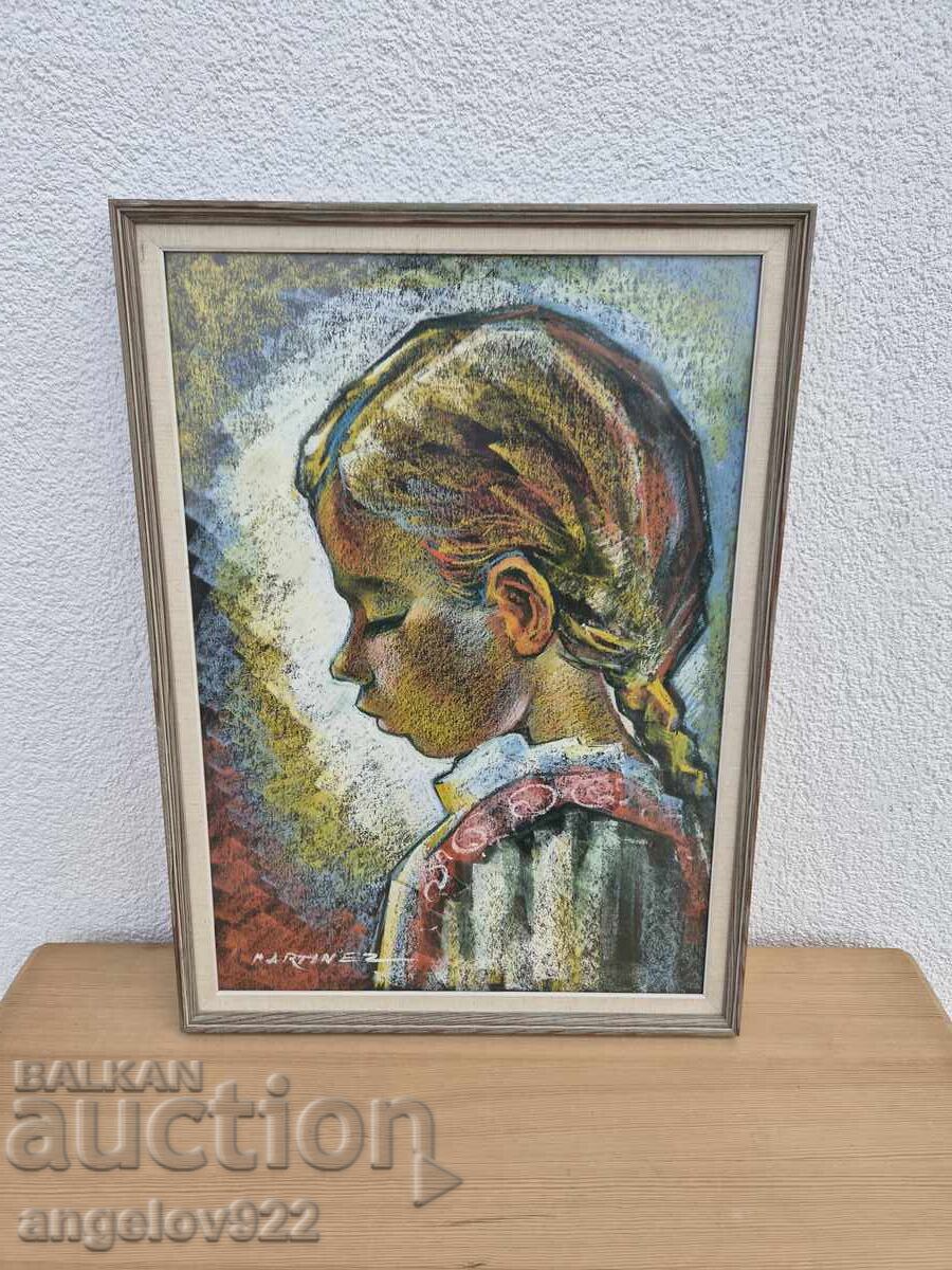 Original Artwork in a Beautiful Wooden Frame with Glass!!! with price € 0.01 | 0.02 BGN