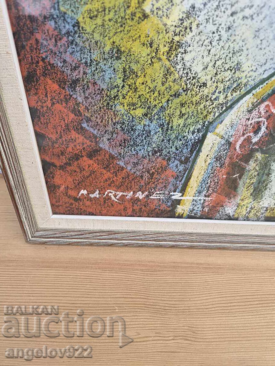 Original Artwork in a Beautiful Wooden Frame with Glass!!! - 6