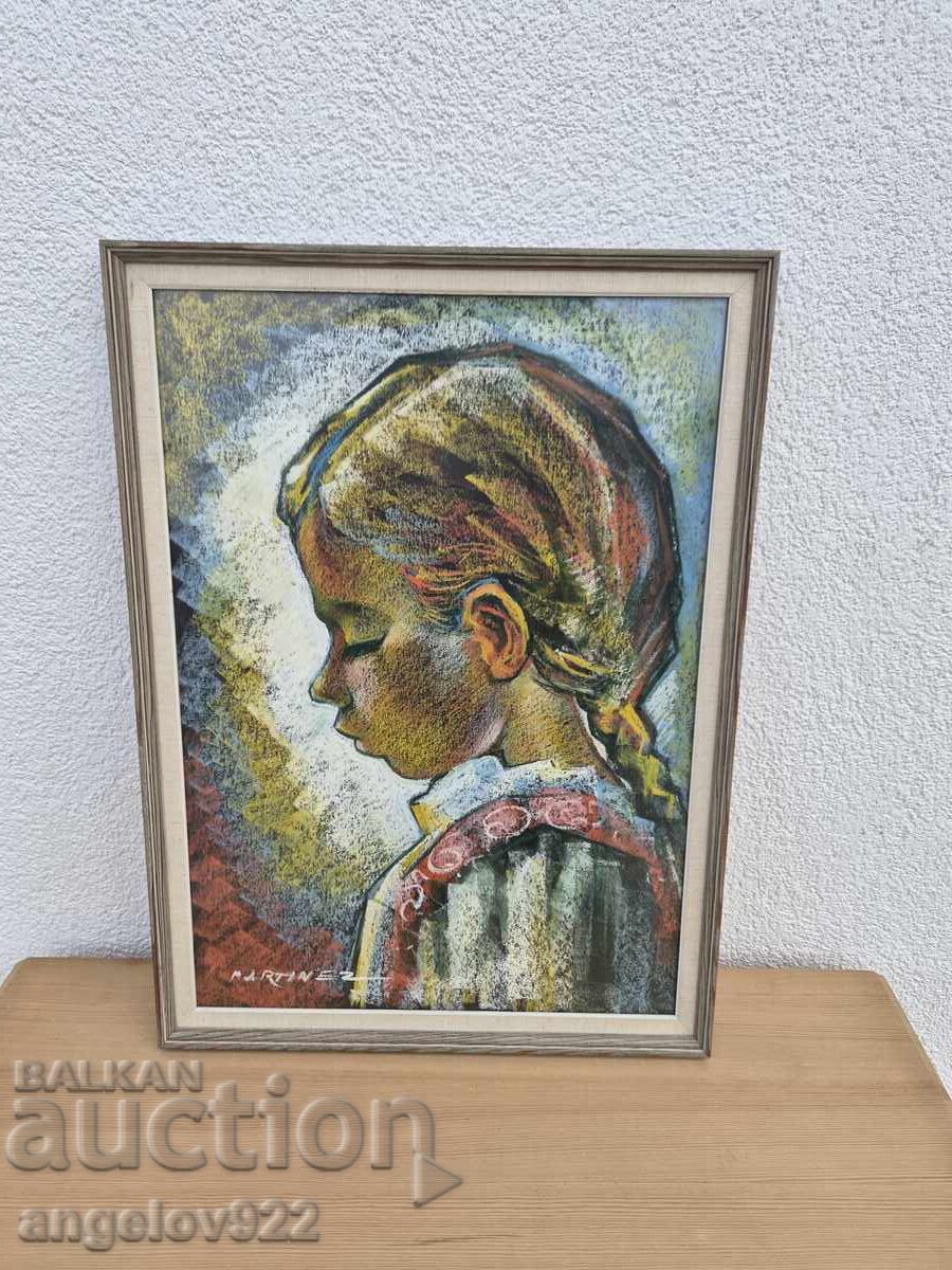 Original Artwork in a Beautiful Wooden Frame with Glass!!!