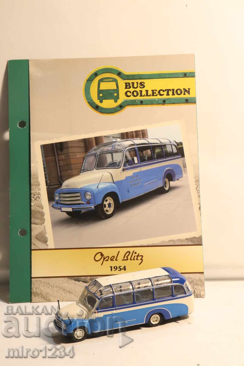 1/72   ОПЕЛ OPEL   АВТОБУС  КОЛИЧКА  ИГРАЧКА   МОДЕЛ - 6