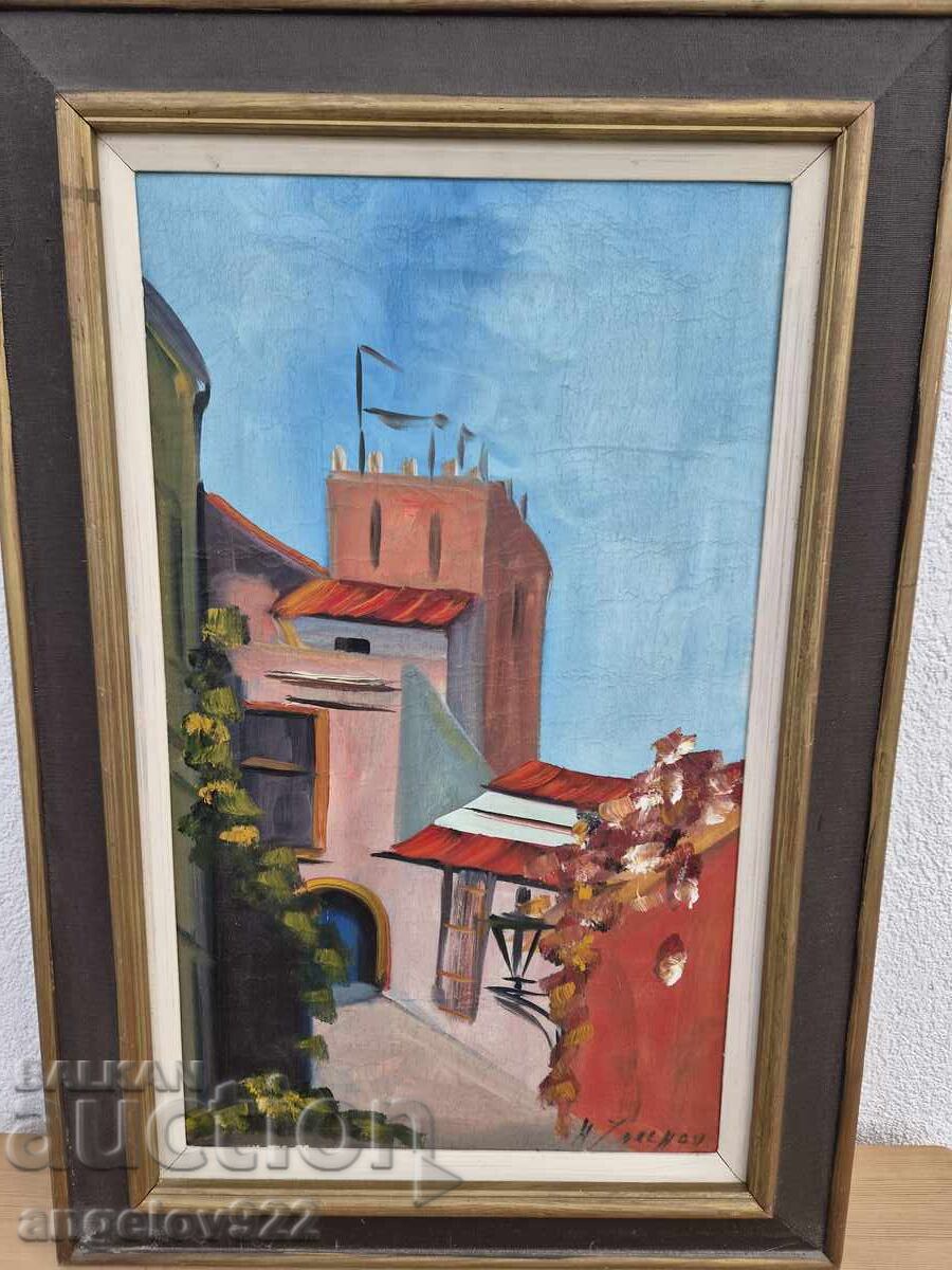 Παράδοση Πρωτότυπη ελαιογραφία σε καμβά!!!