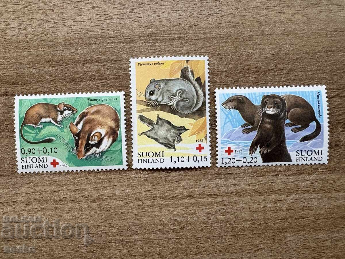 Финландия - Застрашени животни (1982) MNH