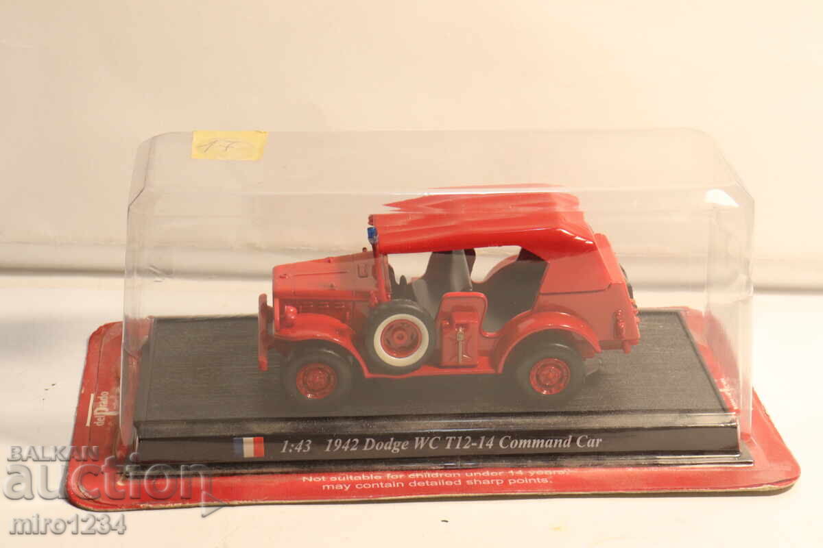 1/43 DODGE ПОЖАРНА КАМИОН    КОЛИЧКА  ИГРАЧКА   МОДЕЛ