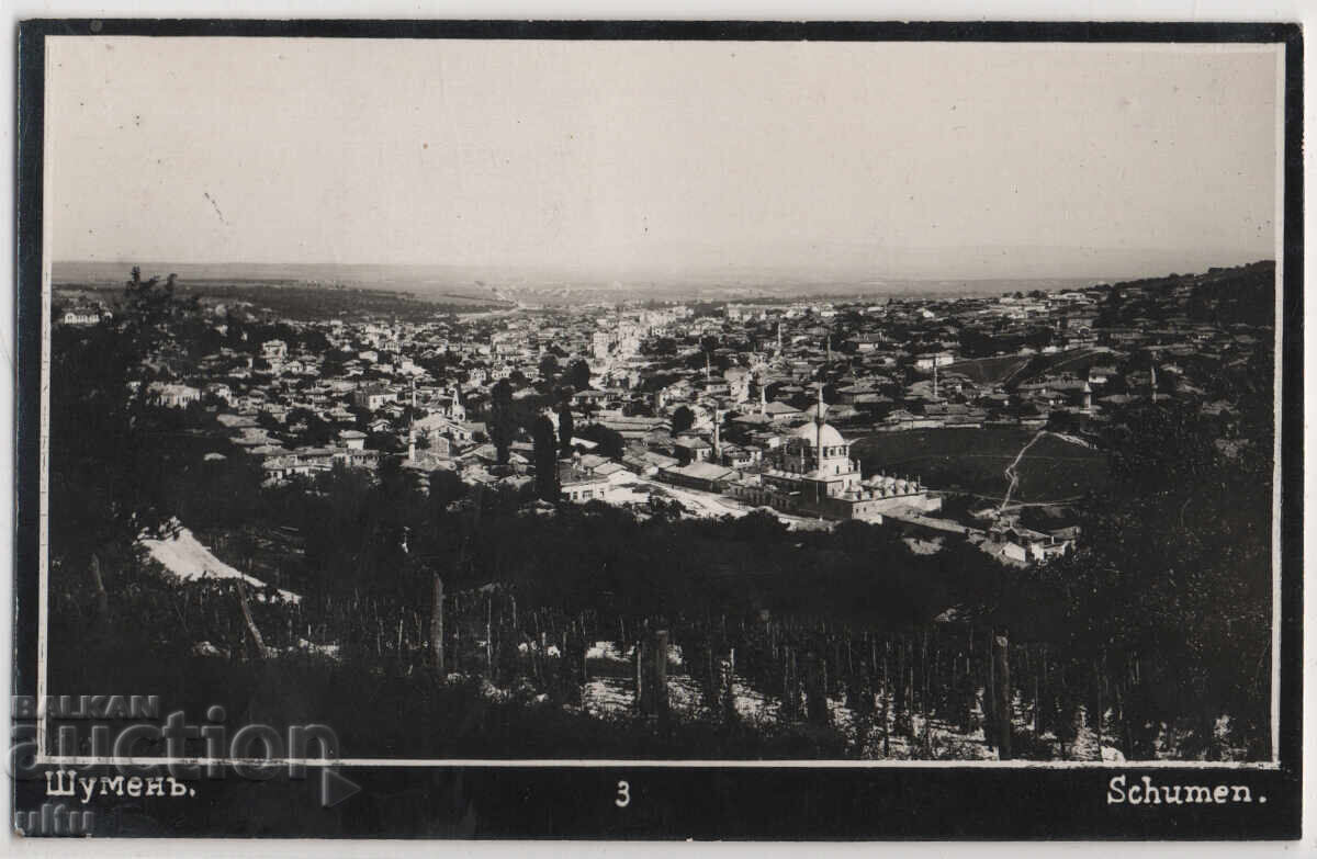 Bulgaria, Vedere din Shumen, 1928, călătorită Bulgaria, Vedere din Shumen, 1928, călătorită