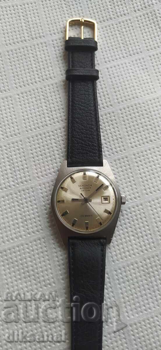 Sekonda/Poljot autodate de luxe. Poljot steel with price € 100.00 | 195.58 BGN
