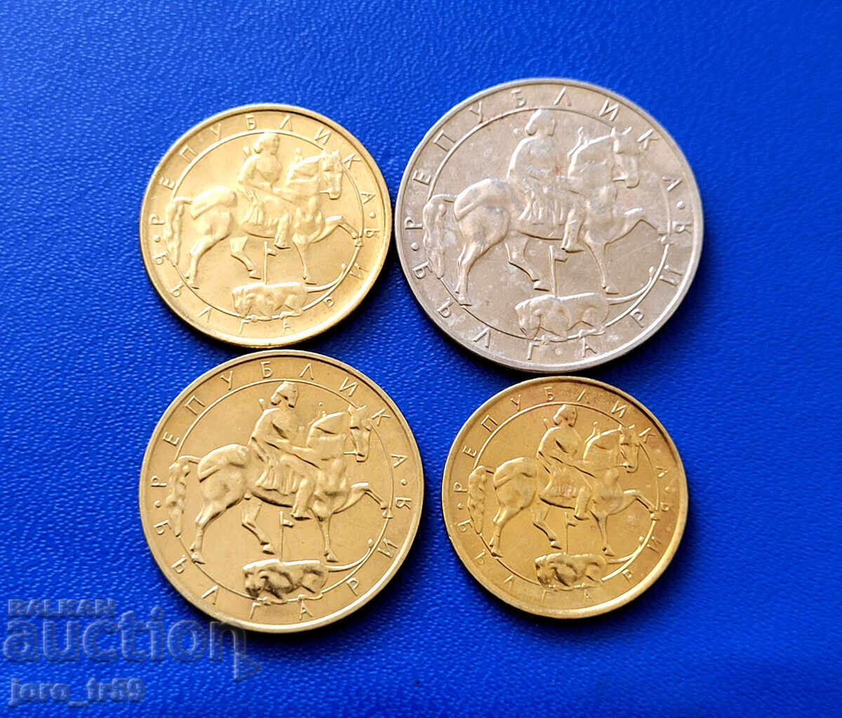 lot 1,2,5 and 10 levs 1992 - 5 with price € 2.00 | 3.91 BGN