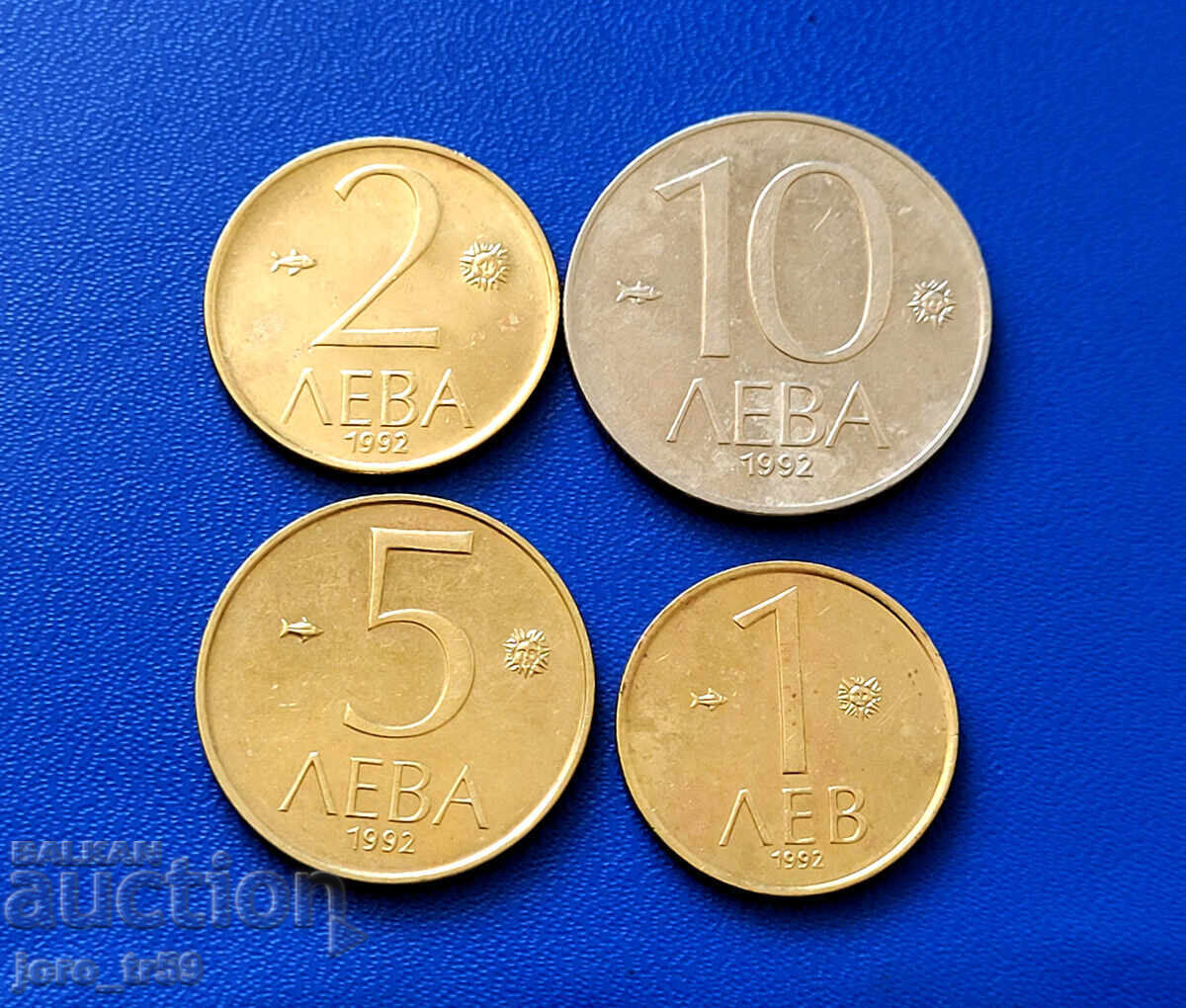 lot 1,2,5 and 10 levs 1992 - 5