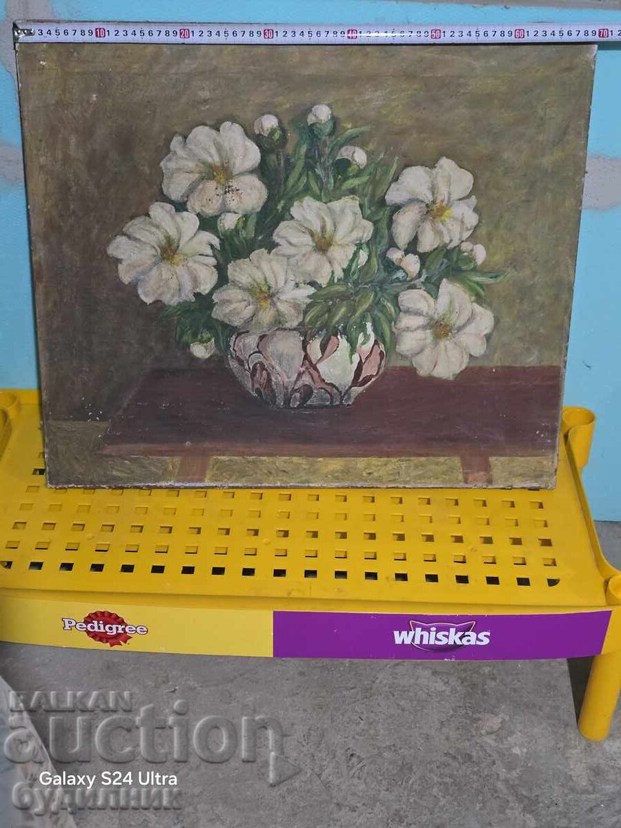 Μεγάλη παλιά ζωγραφιά διαστάσεις στις φωτογραφίες. ΒΖΚ. Για Σέβλιεβο με τιμή € 24.99 | 48.88 BGN