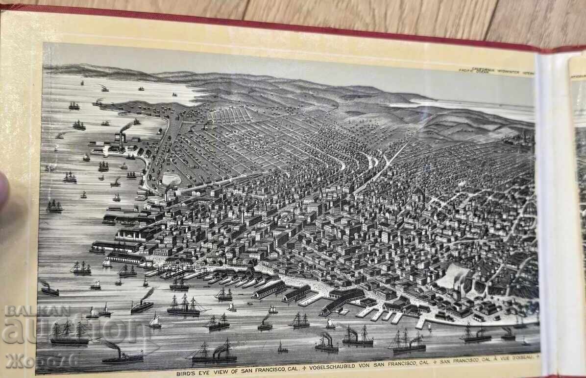 Livrarea Carte Comemorativă din Secolul al XIX-lea Album de la Expoziția Mondială 1894 SUA