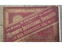 19 Век Паметна Книга Албум ат СВЕТОВНОТО ИЗЛОЖЕНИЕ 1894г САЩ