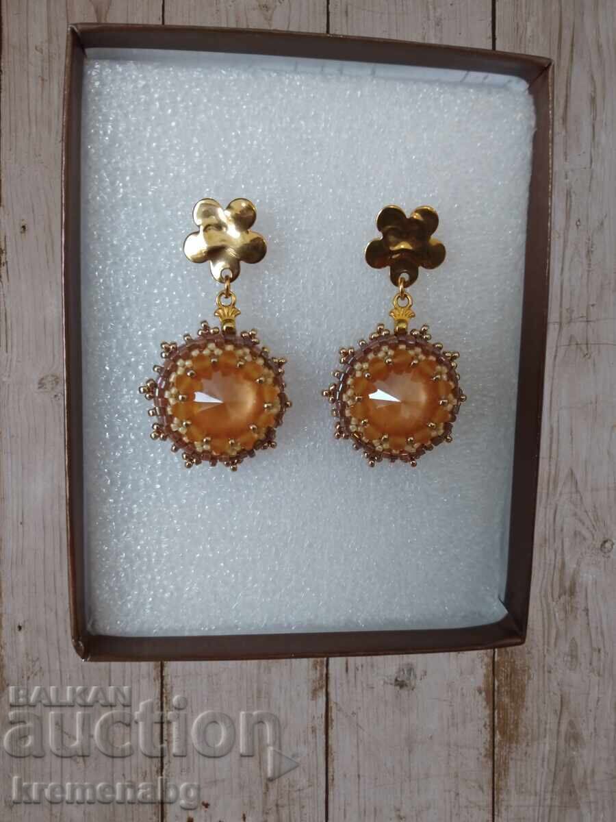 Обици ръчна изработка