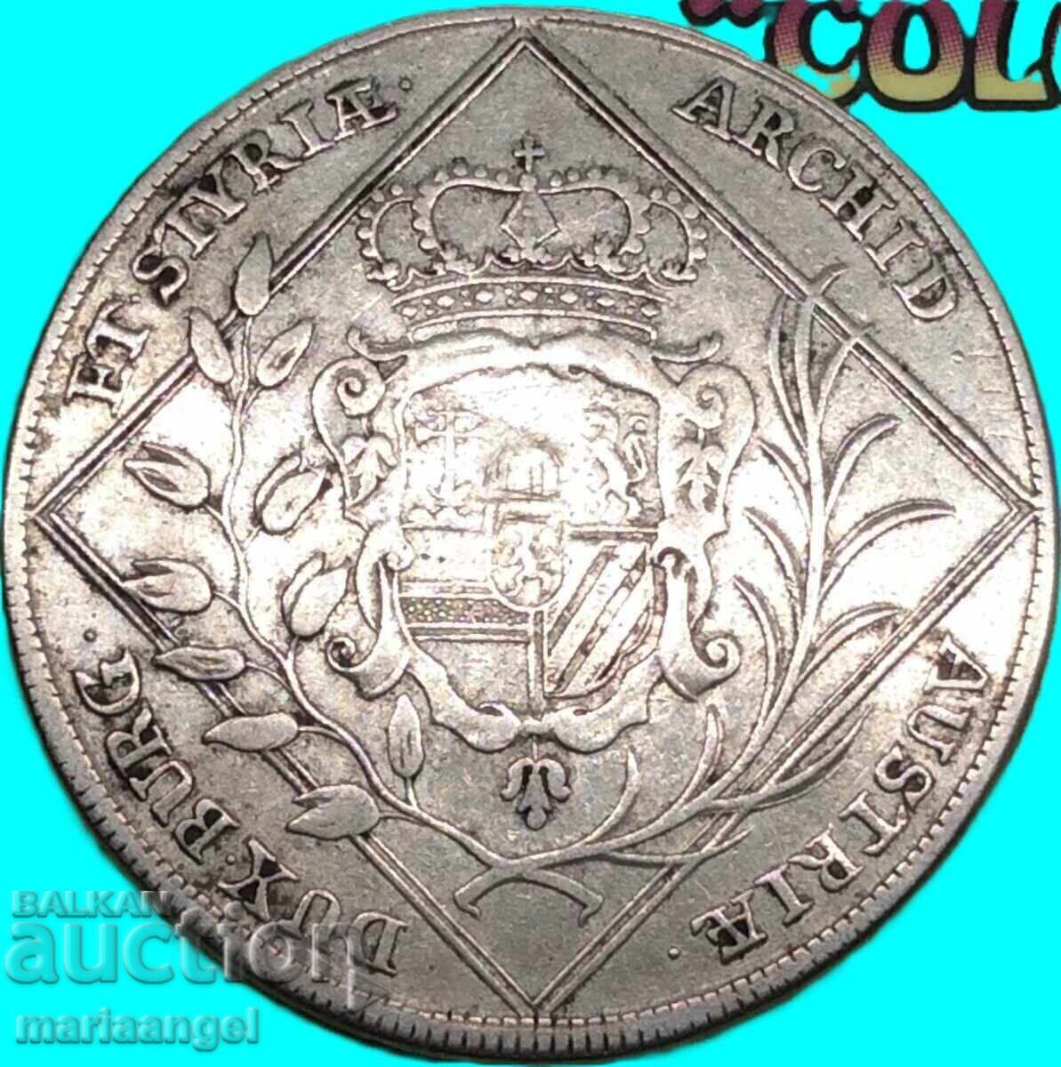 Παράδοση 1/2 Taler 1744 Αυστρία 30 Κρόιτσερ Γκρατς Μαρία Τερέζια