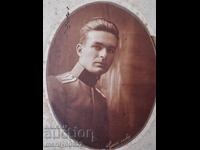 Fotografie portret ofiter, fotografie militara, 1920, Bulgaria