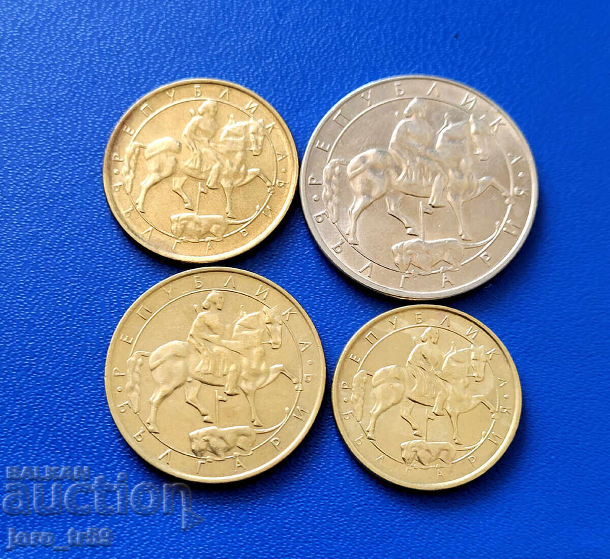 lot 1,2,5 and 10 levs 1992 - 3 with price € 2.00 | 3.91 BGN