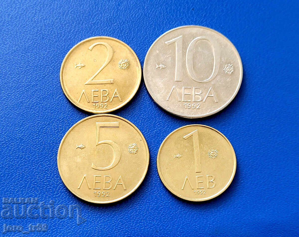 lot 1,2,5 and 10 levs 1992 - 3