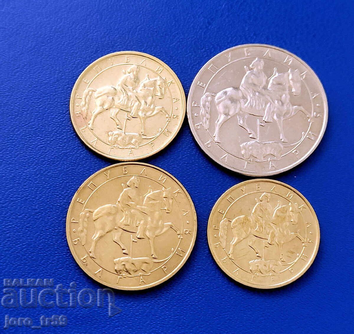 лот 1,2,5 и 10 лева 1992 г. - 1 с цена € 2.00 | 3.91 лв. лот 1,2,5 и 10 лева 1992 г. - 1 с цена € 2.00 | 3.91 лв.
