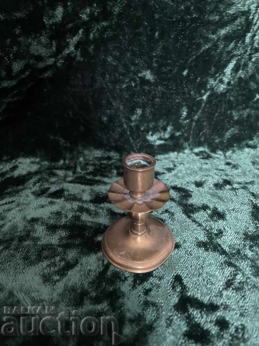 Κηροπήγιο - 5 εκ., μπρονζέ